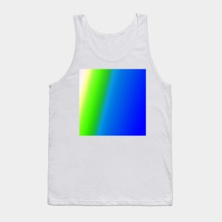 blue green yellow abstract texture Tank Top